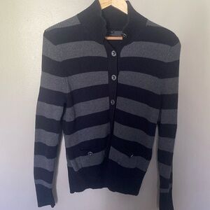 Tommy Hilfiger Mock Neck Button-Front Cardigan Sweater